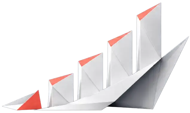 Chart representing driving company growth through innovative digital solutions